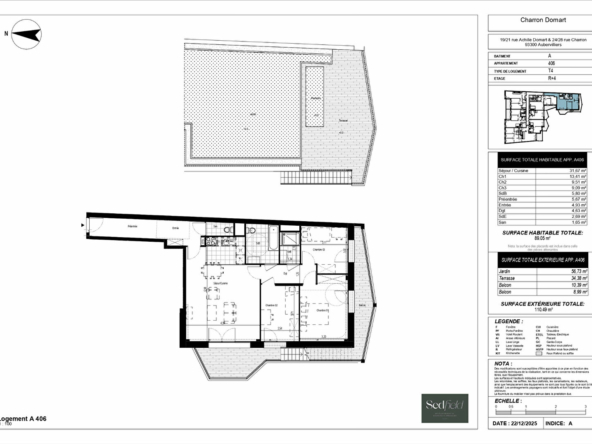 Appartement 5 pièces 89 m² · à Aubervilliers · 89 m² · 549 498 €